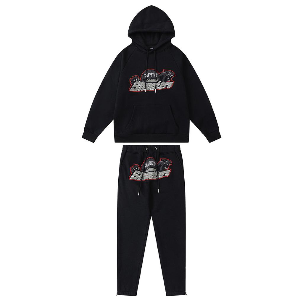 Women's Jogging Suit Long Sleeved Hoodie Long Pants Sports Pants Two-piece Set