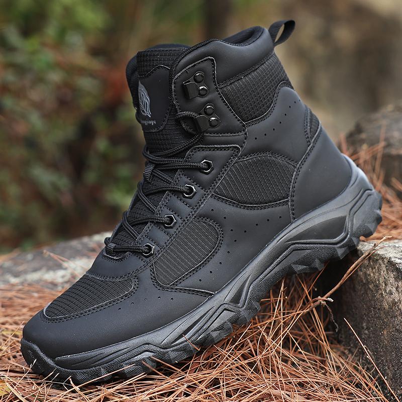 Men High Top Boots Outdoor Hiking Boots Desert Boots Outdoor Work Safty Shoes Boots Ankle Shoes Men's Sneakers