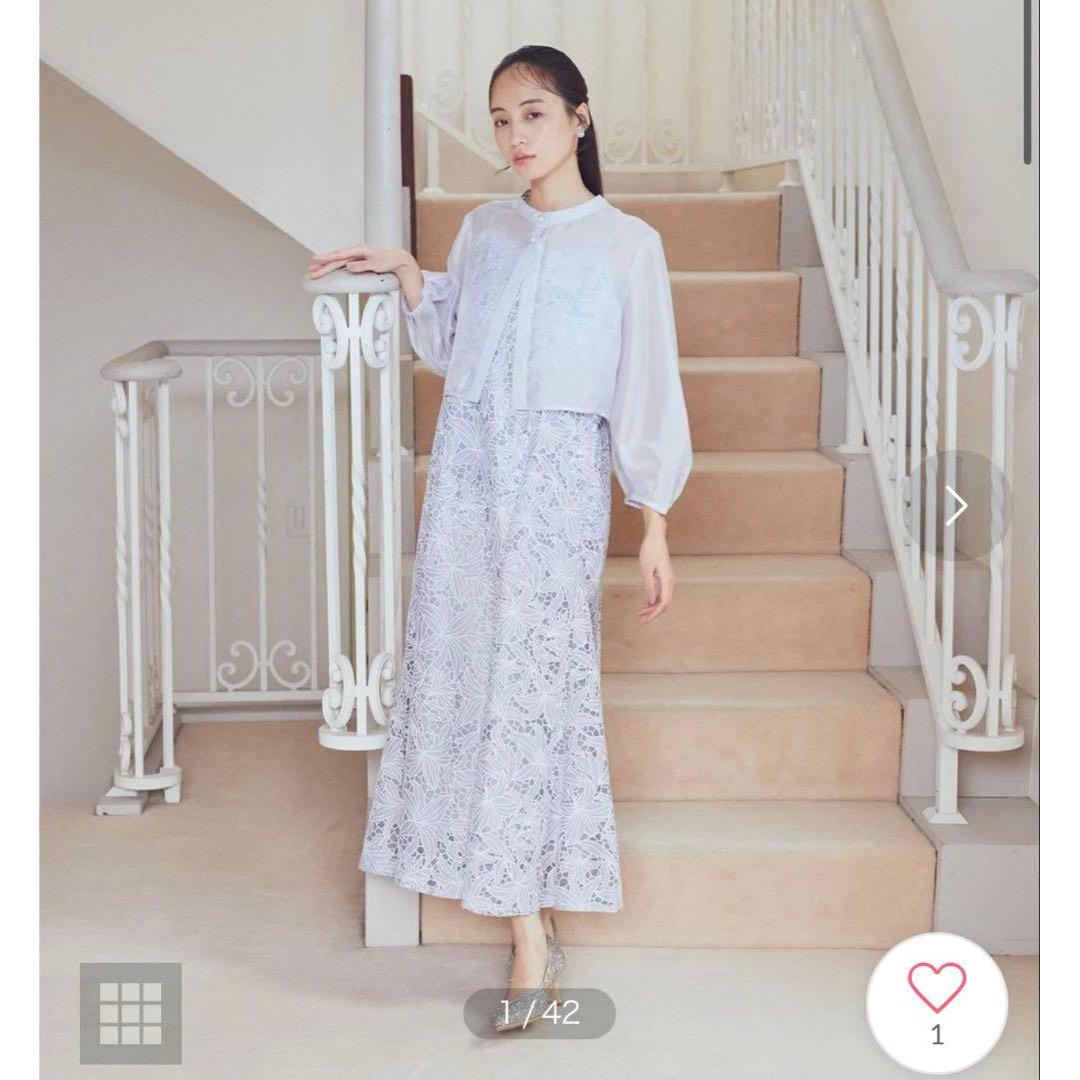 Earth Music and Ecology Sheer Blouse + Lace Cami Dress
