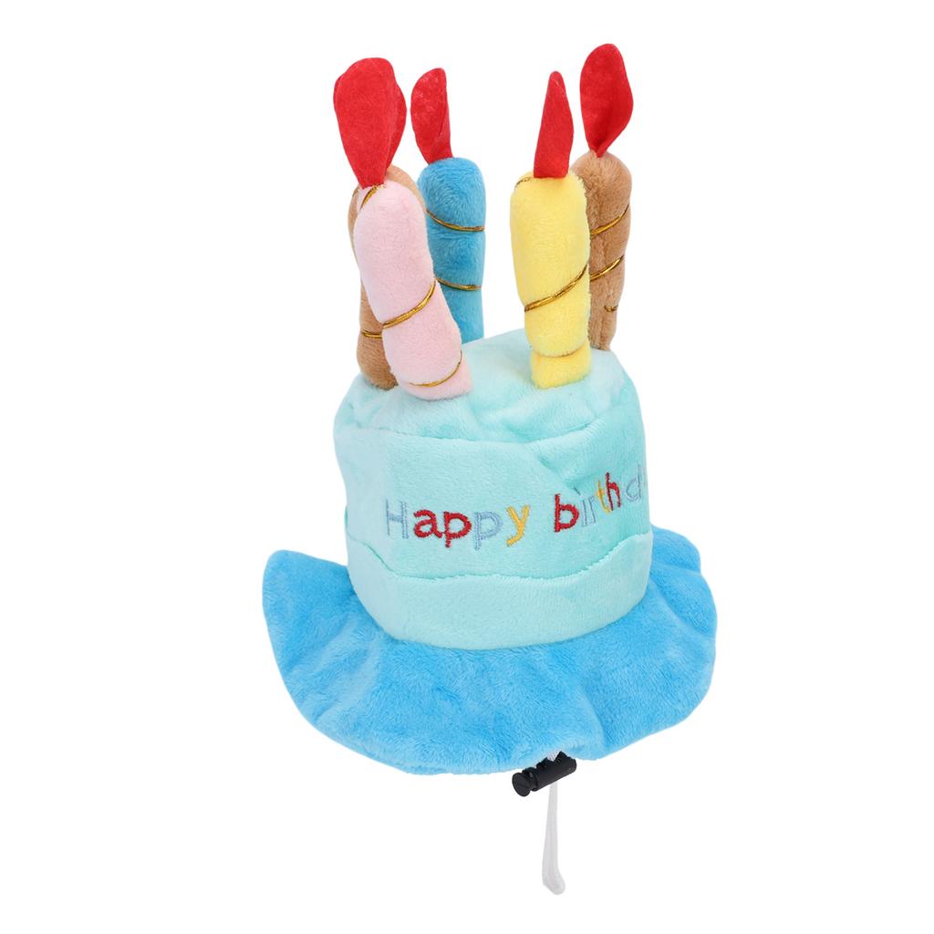 Happy Birthday Porch Goose Outfit Lawn Goose Happy Birthday Cake Hat Scarf Costume for 23in Cement Plastic Geese Statue