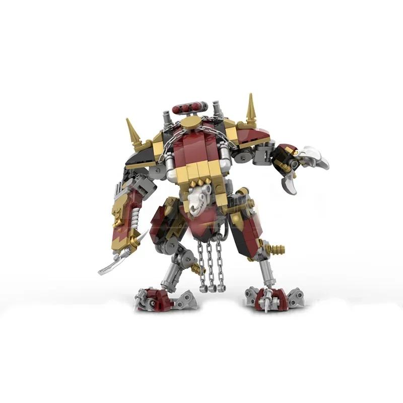 Popular Games Model Moc Building Bricks Hammer Battle Mech DIY Sets Collection Technology Modular Blocks Gift Christmas Toys