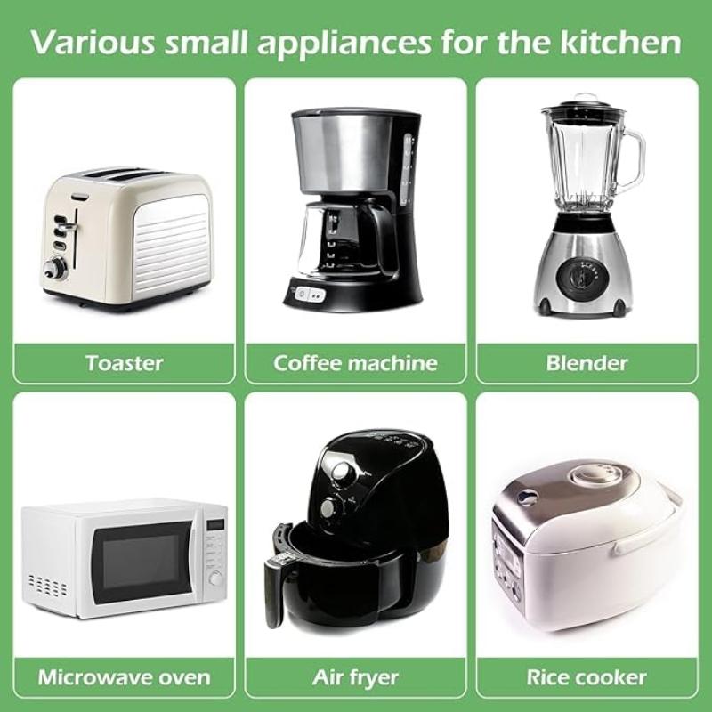 6 Pcs Kabel Wickler Küche Lagerung Draht Organizer Clip Halter Selbst Klebe Kaffeemaschine Küche Geräte Wickler Feste