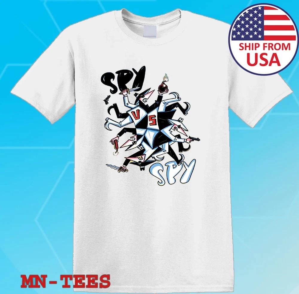 

Spy vs Spy Cartoon White Size S-5XL 4XL