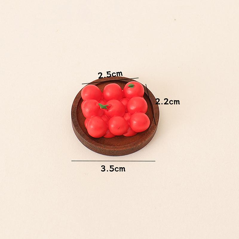 

1/12 кукольный домик мини фруктовый поднос фруктовая тарелка модель кукольный домик украшения дома аксессуары кукольный домик сцена фото реквизит