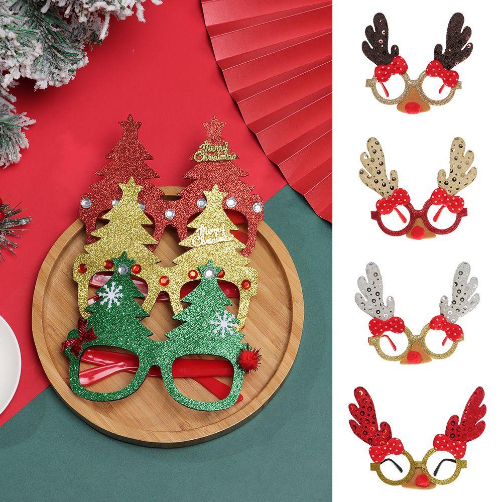 1X/5X Merry Christmas Glasses Frames Children Xmas Gifts Ornaments Party Decor/ 1X/5X Merry Christmas Glasses Frames Children Xmas Gifts Ornaments Party Decor/