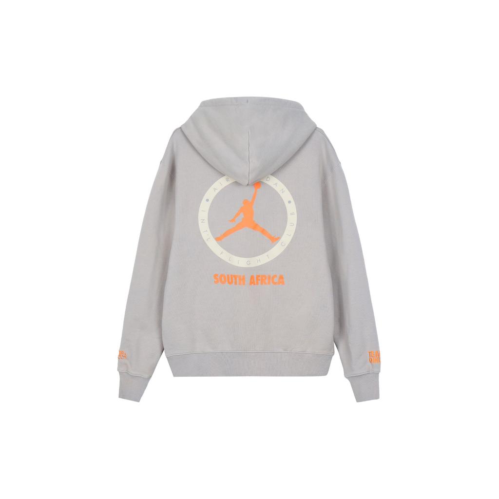 Jordan X Shelflife Collaborative Logo Print Hoodie Men Hoodie Beige DV6997-016