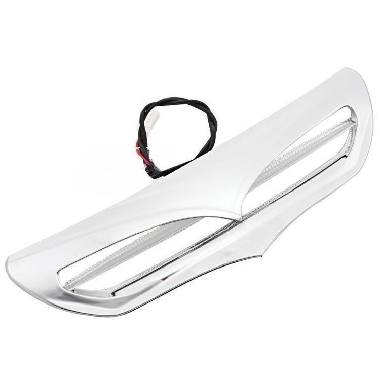 Motorcycle Guide Hood Air Inlet Cover Air Vent with LED Light for Harley Davidson Gliding Street Gliding Supreme Gliding