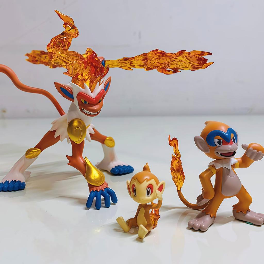 Digimon Infernape Flame figures anime anime Dragon Divine Set Partner can move PVC Favorite Mode Table setup toys Gifts