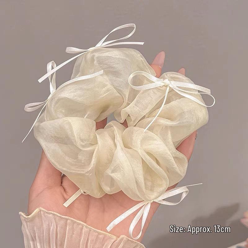 Fresh Summer Sweet Lace Bow Hair Tie - Elegant & Stylish Hair Accessory