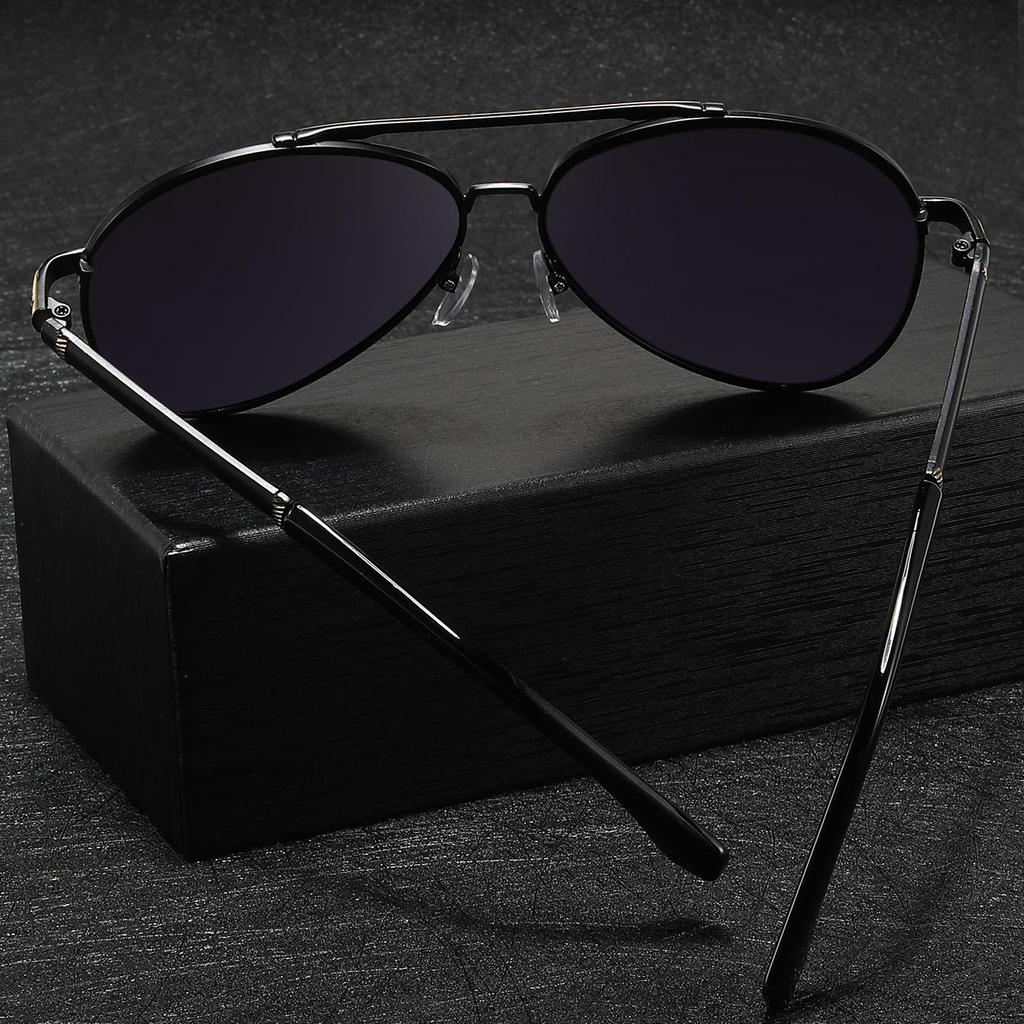 Mens Gradient Toad Mirror Metal Round Frame Sunglasses UV Protection Polarized Fashion Eyewear