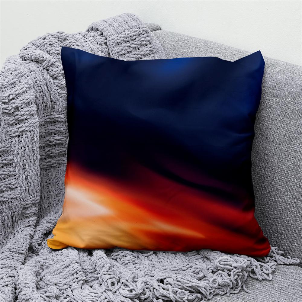 Starry Sky Sunset Natural Scenery Pillowcase Cosmic Space  Decorative Cushion Cover Sofa Car Pillow