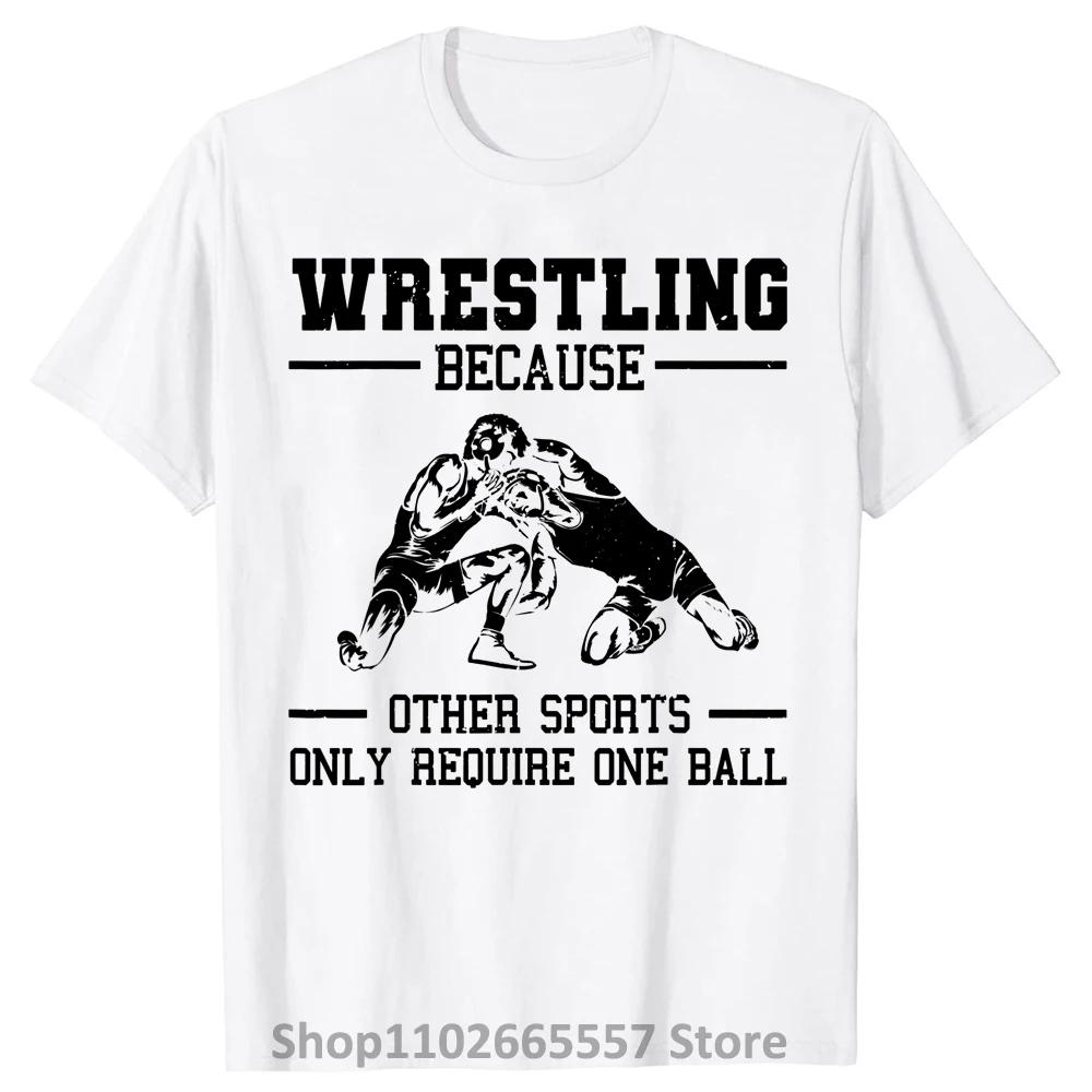 Rolig brottningsdesign för män T-shirt Brottas Atlet Mode Casual Tryck T-shirt Män Harajuku Sportkläder Roliga T-shirts