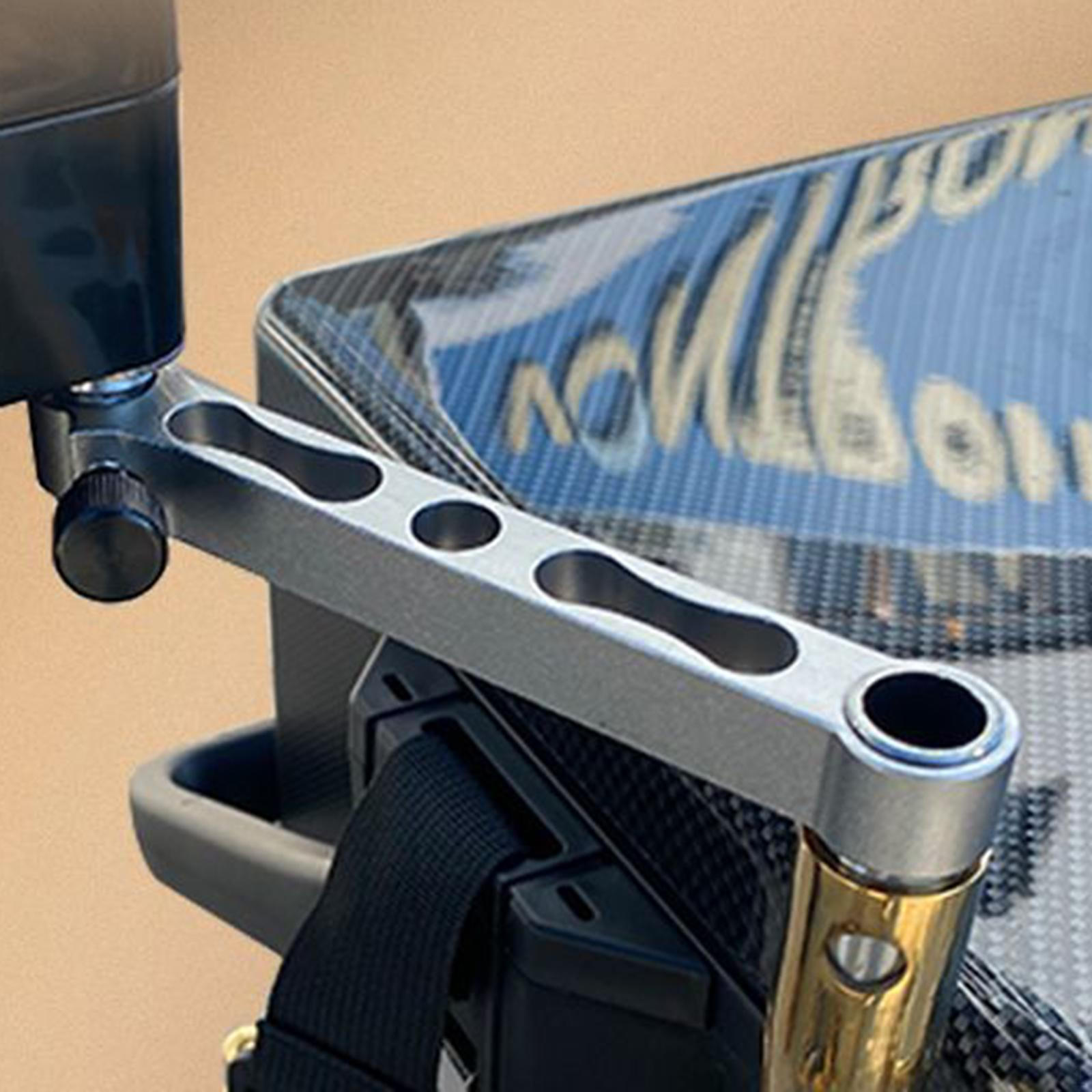 

Aluminum Alloy Baits Extension Arm Easy to Install Fishing Accessory, Tray Bridge сірий колір