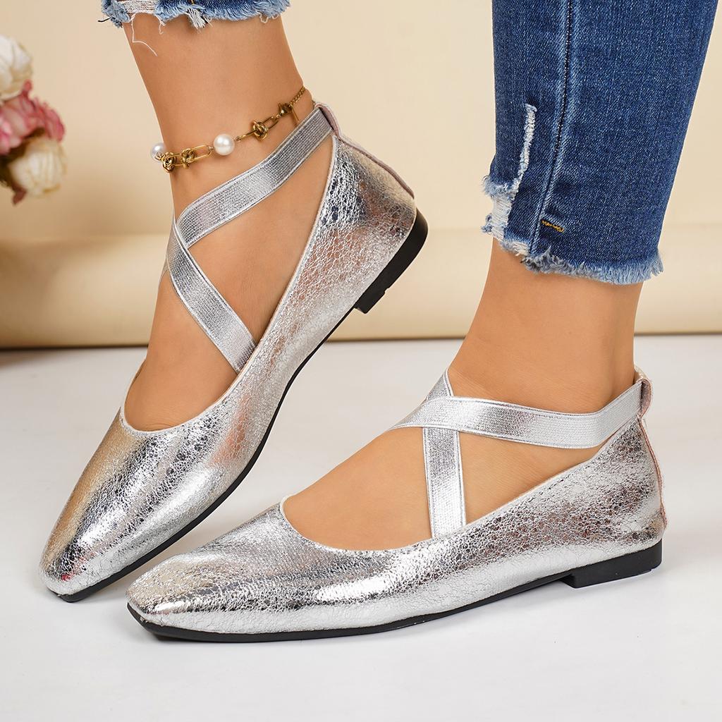 Women Flats New Leather Luxury Loafers Shoes Pointed Toe Elegant Mary Janes Shoes for Women Comfortable Outdoor Sneakers Women