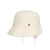 ULUK Circle-Decorated Wool Corduroy Earmuffs Bonnet Hat_Ivory