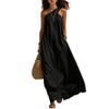 2026 Amazon Independent Station Popular Women's Clothing Casual Personality Slanted Shoulder Pleated Design Loose Solid Color Dress