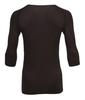 XANAX Baseball Low Size M Undershirt, Neck, 3/4 Sleeves, BUS-771, Black,