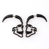 Boucles d'oreilles pendantes créatives avec tête de mort percée pour femmes hommes Style Punk Rétro Hip Hop Rock Clous Accessoires de Bijoux