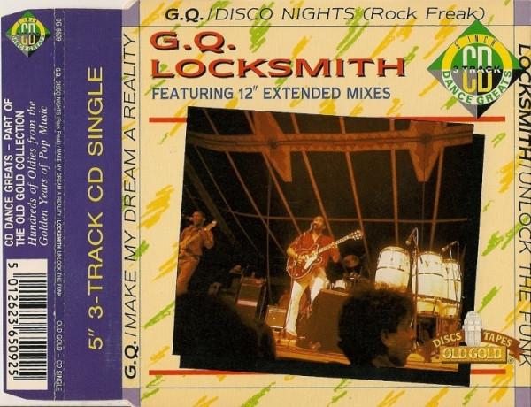 

CD GQ / LOCKSMITH - Disco Nights (Rock Freak) / Make My OG6509 Old Gold 1990 UK Soul/Funk Used