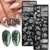 1Pc Snake Nail Art Stamping Plates Wild Animal Prints Leopard Tiger Skins Nail Stencils Flower Lace Stamping Templates