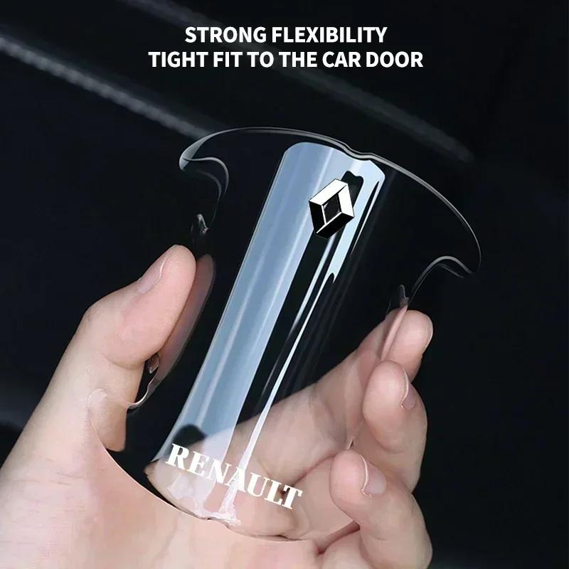 Car Door Bowl Anti-scratch Sticker Decals Auto Accessories For Renault Fluence 3 Laguna Scenic Latitude Talisman Kadjar Captur r888