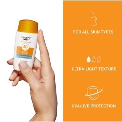 Eucerin Sun Face Hydro Protect Ultra-Light Fluid SPF50+ (50mL, 10mL)