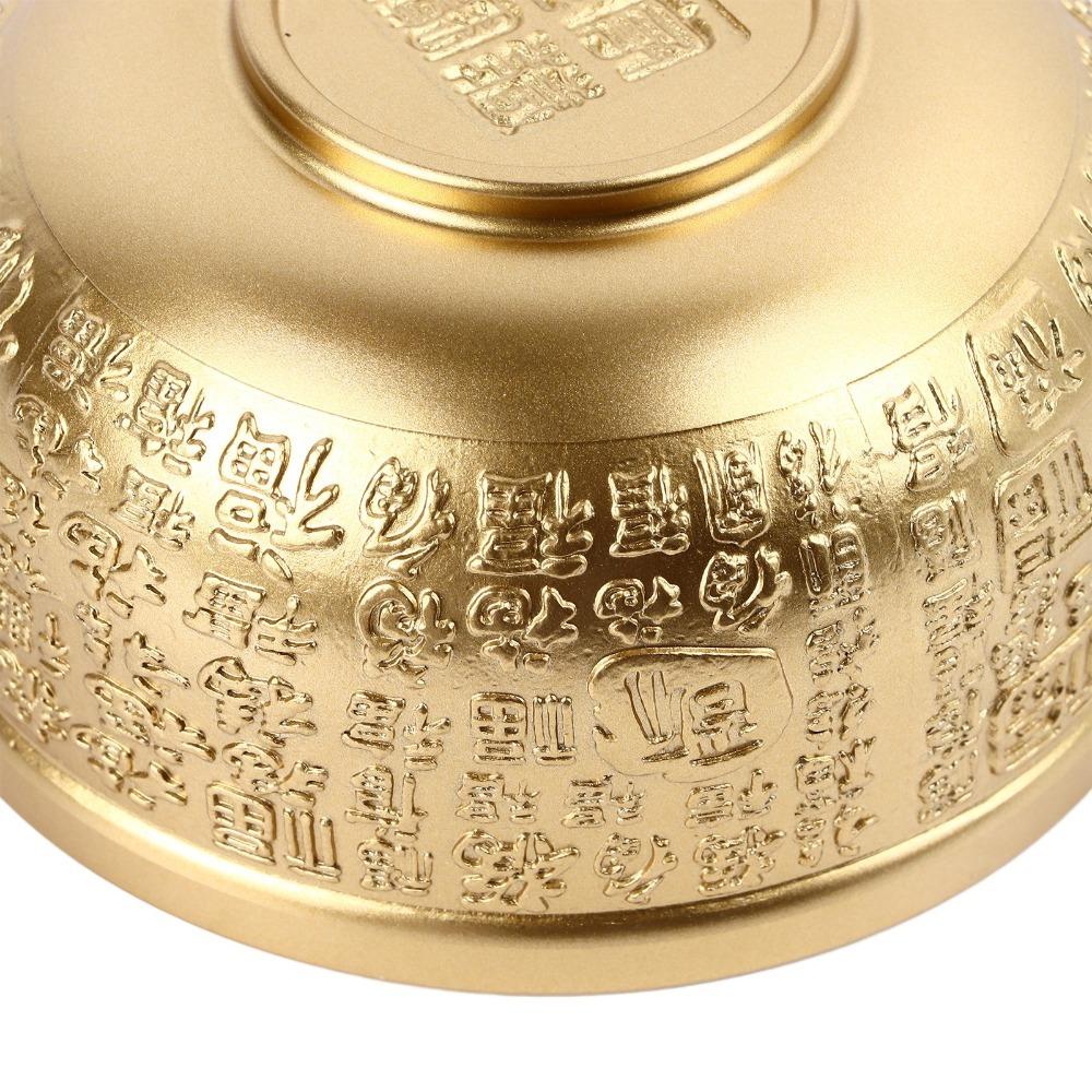 Brass Chinese Fortune Bowl Hundred Blessings Brass Treasure Bowl Wealth Money Bowl Office Decor