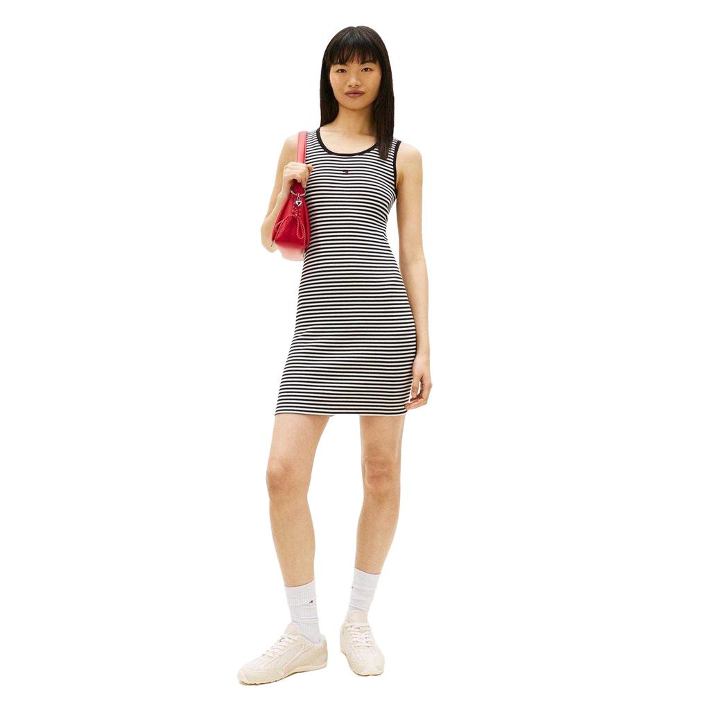 Tommy Jeans Womens/Ladies Essential Ribbed Slim Tank Dress