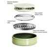 Porta mosquiteros portátil redondo, soporte para incienso repelente de mosquitos, placa metálica resistente a altas temperaturas, diseño a prueba de polvo, caja para mosquiteros