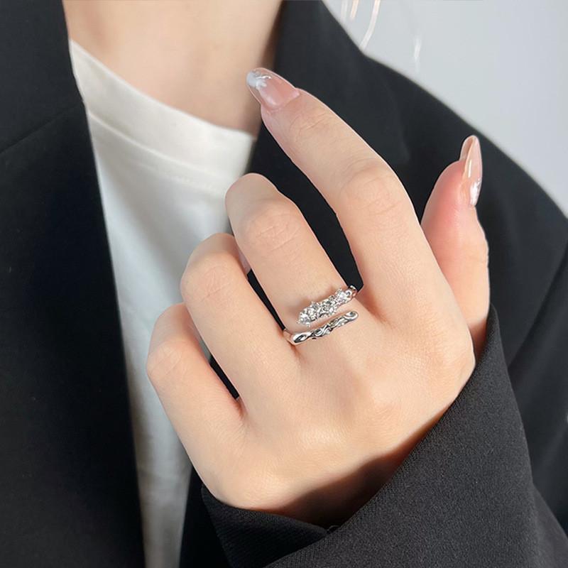 Dazzling Adjustable Copper Snake Ring For Women Fashionable Geometric Design Perfect For Spring 2023
