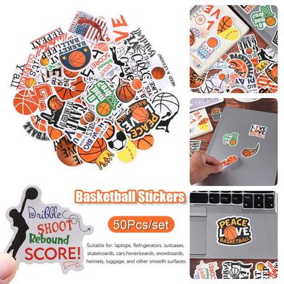 Scrapbooking Ornament Decorative Decals Basketball Stickers Suitcase Skateboard Decor Graffiti