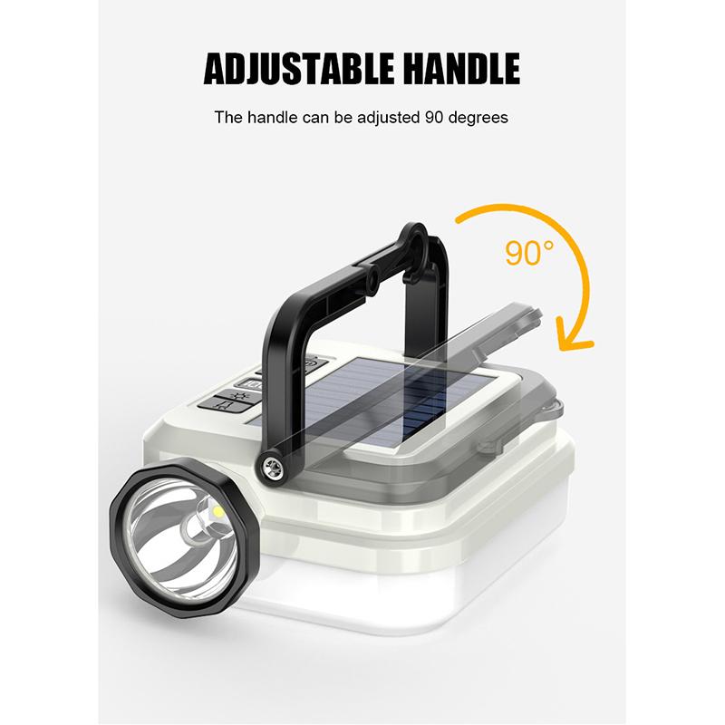 Solar-Powered Multifunctional Camping Light