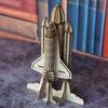 3D wooden puzzle for adults airplane model rocket building block toy kit, handmade DIY assembly model