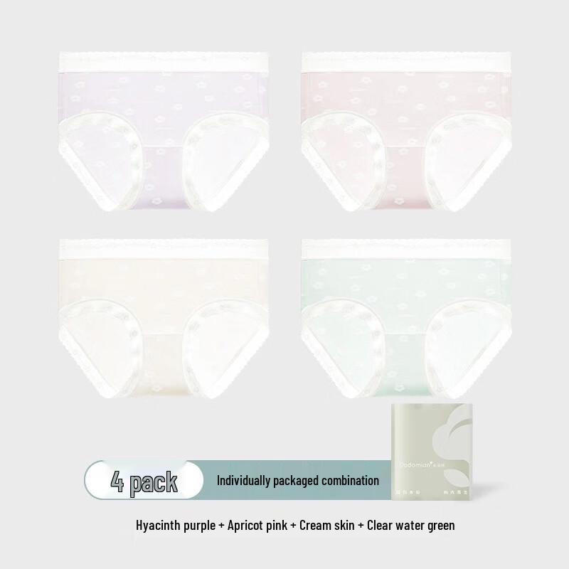 

Women s Ice Silk Antibacterial Briefs 4-Pack