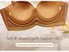 Nahtloser Halbschalen-BH mit Polsterung für kleine Brust - Verstellbar, Push-up, Einteilig, Kabelloses Tube-Top