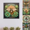 5D DIY Partial Special Shaped Drill Diamond Painting Kit Bee for Home Decoration