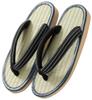 Setta Thong Tatami Rush Summer Size M [mianshe] Sandals, Sandals, Setta, Grass, Lightweight, Use, Unisex, Black,