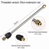 Car Washing Machine High-pressure Stainless Steel Extension Rod To Extend The Length Of Water Gun Spray Cleaning