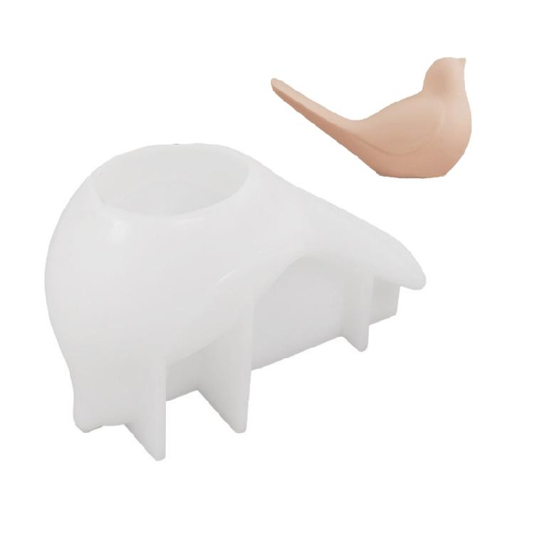 Resin Crafting Mold Candle Moulds Bird Shape Craft Mould Silicone Texture Handmade Supplies Suitable for Making Ornament