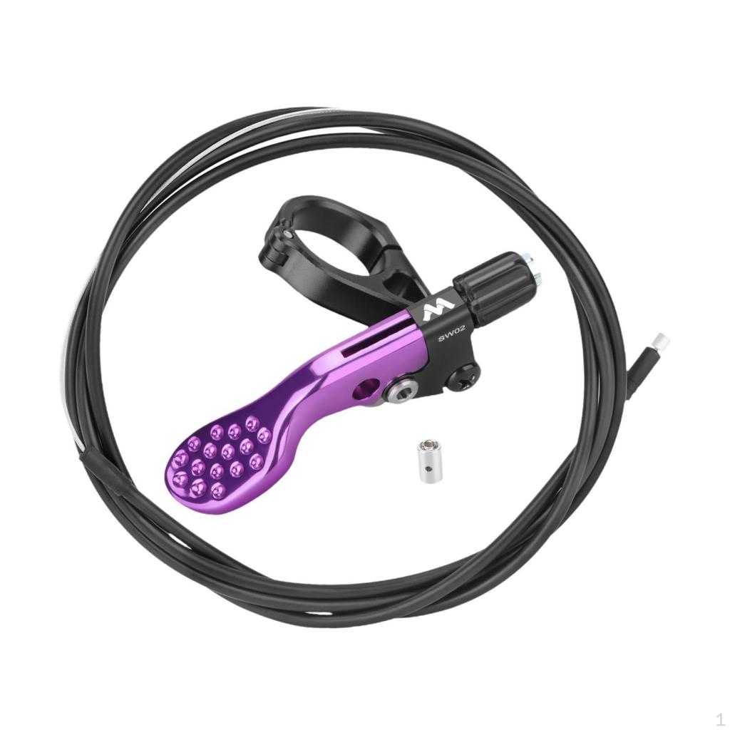 Tijă de șa pentru bicicletă, dropper, manetă de control de la distanță, schimbător de bicicletă, ușoară, de schimb