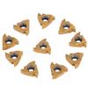 10Pcs Set  CNC Carbide Tips Inserts Blade Cutter Lathe Turning Tool with Box