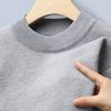 Winter Men O-Neck Solid Color Pullover Men Warm Slim Sweaters Male Clothing Underwear Men Knitting Blouse Base Tops