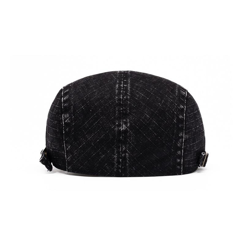 Men Spring Summer Beret Outdoor Sunshade Cap British Newsboy Cap Peaked Cap