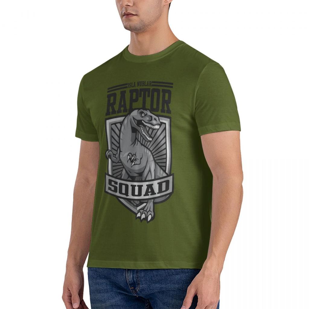 Men Shirt Jurassics World Raptor Squad Crew Neck TShirt Oversized Tops Clothing Sleeve Tees Gift Idea T-Shirt