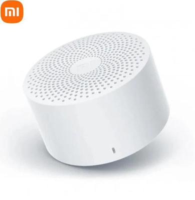Xiaomi Mijia AI Bluetooth-Lautsprecher, kabelloser tragbarer Mini-Lautsprecher, Stereo-Bass-KI-Steuerung, Mikrofon-Anruf in High-Definition-Qualität (Weiß)