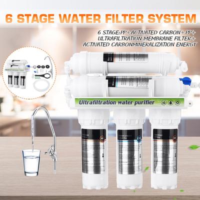 6-stufiger Ultrafiltrations-Wasserreiniger für Zuhause, Küche, Wasserhahn, Wasserreiniger, Trinkwasser-Filtrationssystem, Haushalts-Ultras-Filtration