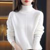 Autumn and winter new turtleneck sweater women's loose thickened lazy style fashion versatile knitted bottoming shirt women