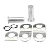 Set di bulloni per pedane poggiapiedi in lega di alluminio Kit di montaggio a vite per pedale del piede per moto Dyna Sportster 883 1200 Pezzo di ricambio