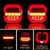 Universal LED Trailer Rear Lights Kit 2Pcs Super Bright High Lumens Simple tallation Brake Lights For Trailer Truck Taill