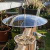 UV Protection Umbrella Bird Feeder Clear Dome Hanging Bird Feeder Baffle  Balcony Garden
